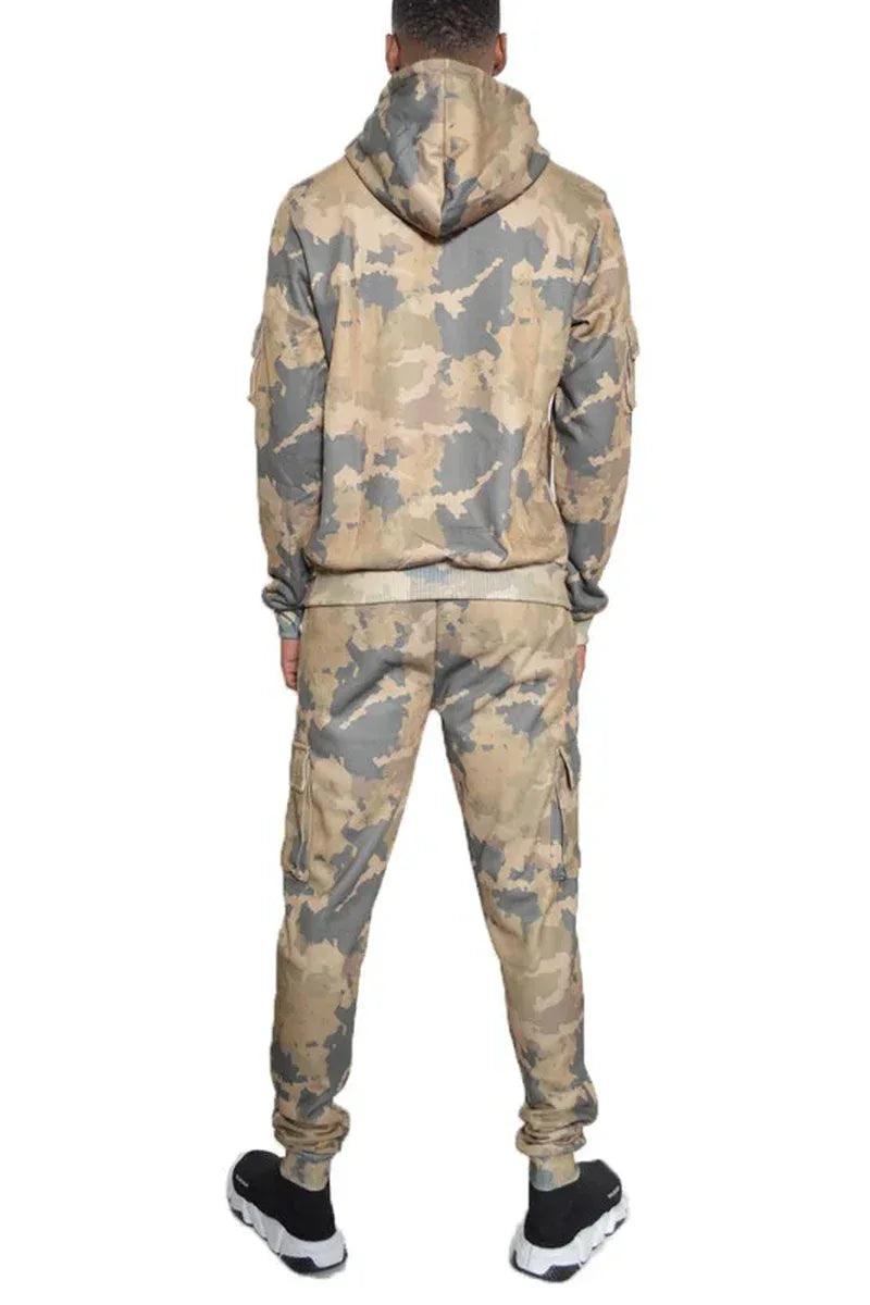 FULL CAMO HOODIE COTTON SWEAT SET - Dazzling Beauty Solution