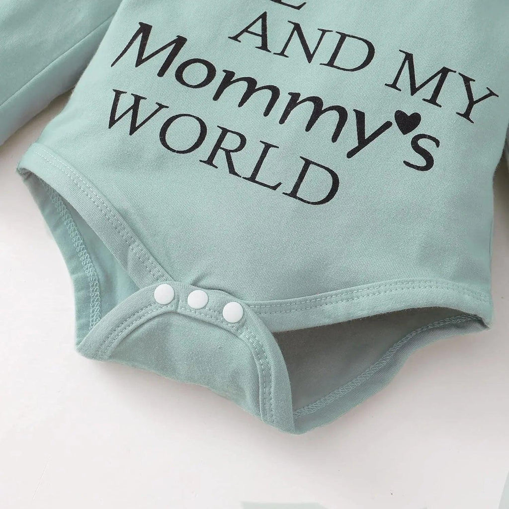 Floral Ruffle Romper & Pants Set – Baby Girl Cotton Outfit 0-3 Months - Dazzling Beauty Solution
