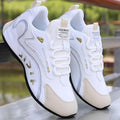Fashion Colorblock Lace-up Sneakers For Men Breathable Low-top Dad Shoes Running Walking Sports Shoes - Dazzling Beauty Solution