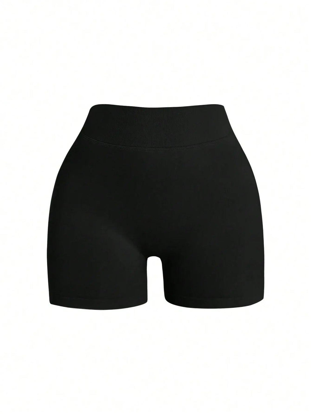 Women'S Plain Seamless V-Waist Daily Fitness Sports Shortswomen Sweat Short, Gym Short, Biker Short - Dazzling Beauty Solution