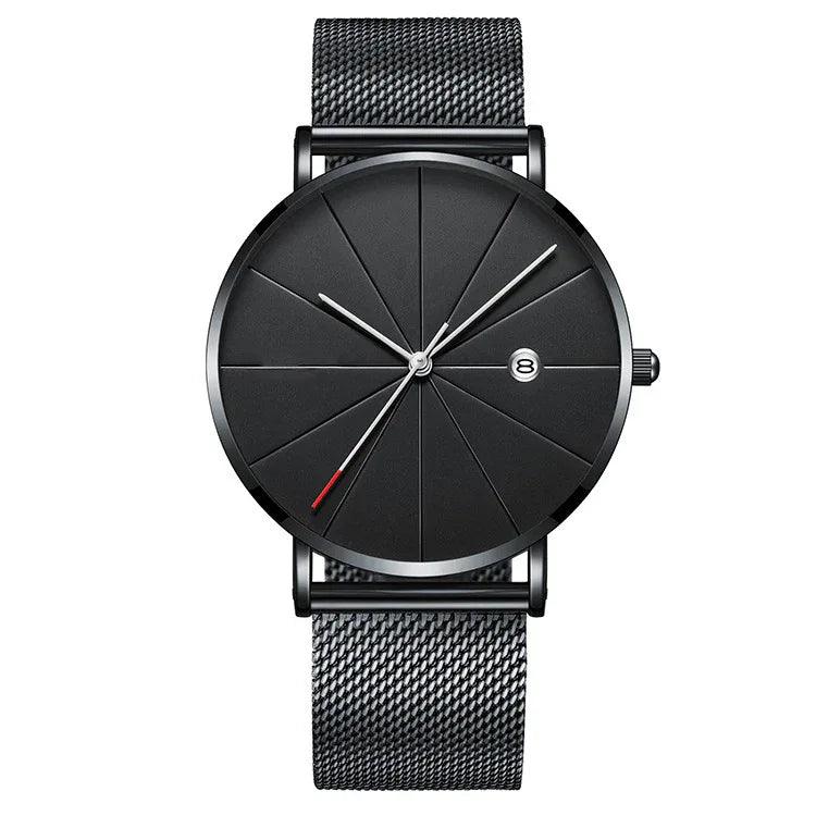 Simple calendar watch male creative waterproof quartz watch - Dazzling Beauty Solution