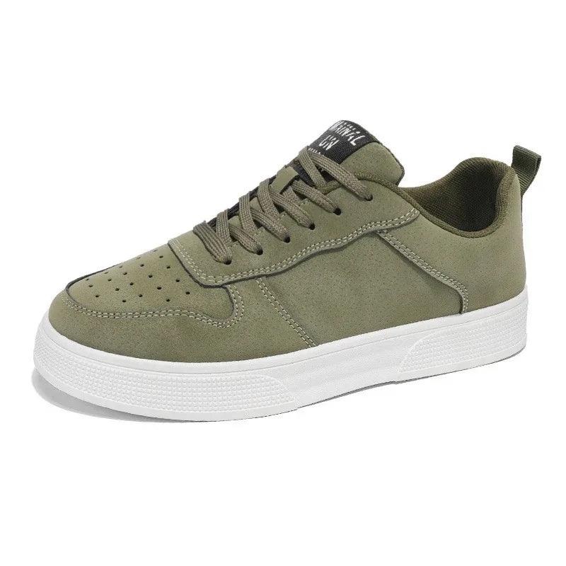 Men’s Casual Lace-Up Sneakers – Round-Toe Walking Shoes - Dazzling Beauty Solution