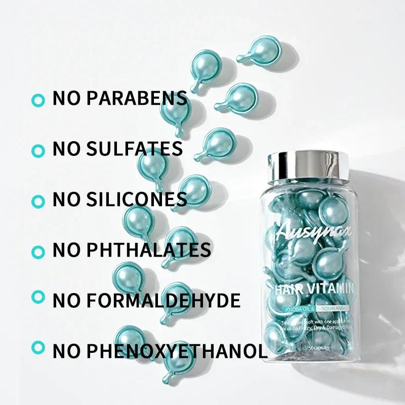 Frizz Control Hair Serum - 50 Capsules - Dazzling Beauty Solution