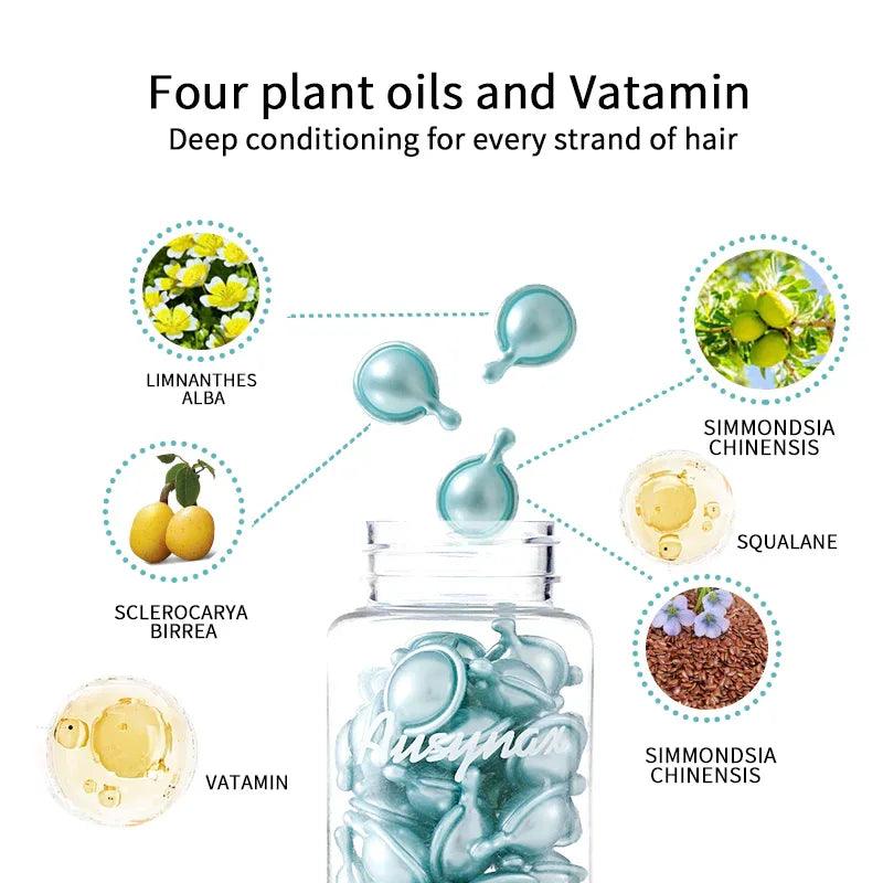 Frizz Control Hair Serum - 50 Capsules - Dazzling Beauty Solution