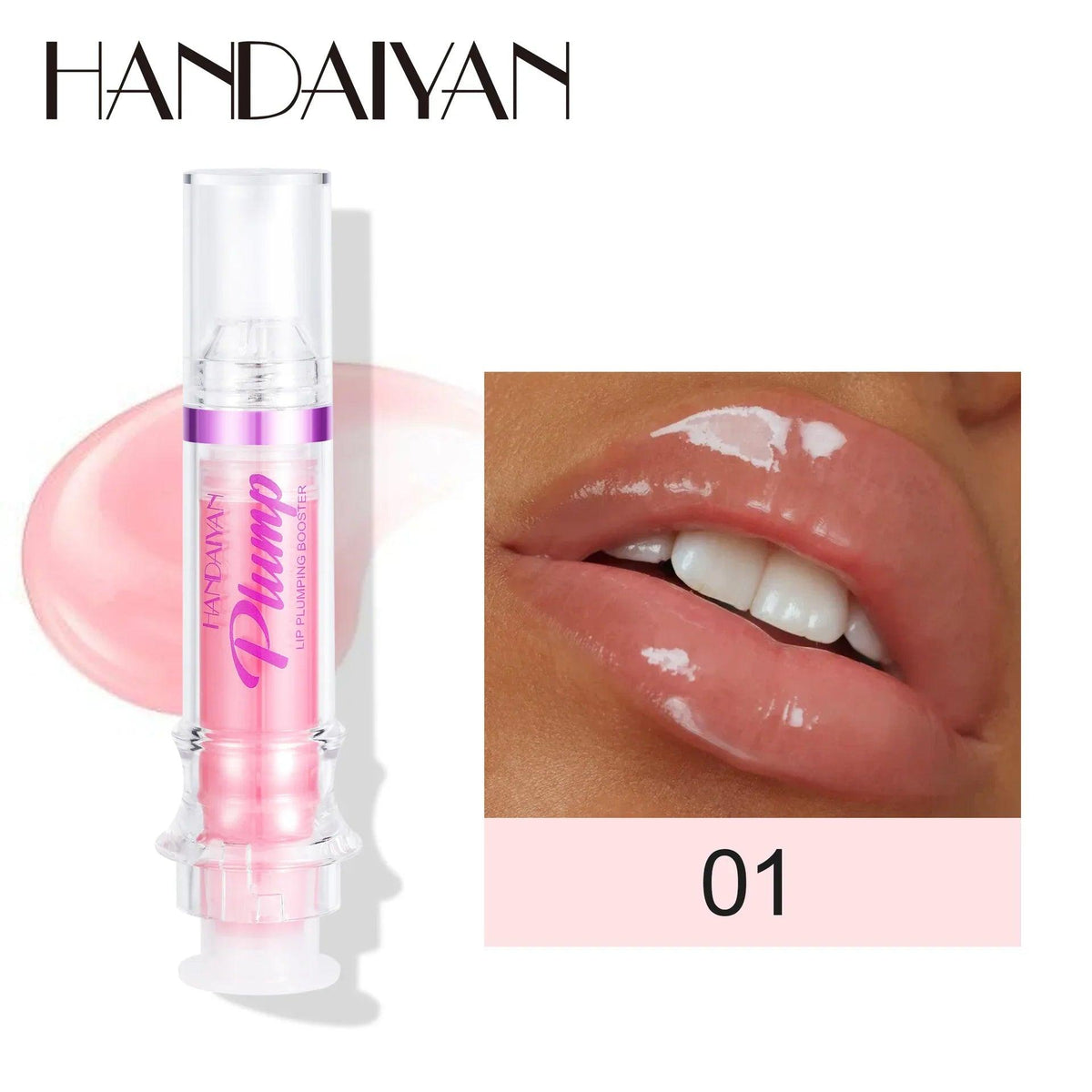 Injectable Lip Plumping Gloss - Nourishing Lip Oil, Perfect Gloss, Long-Lasting Moisturizing, Lip Treatment Gloss, Multiple Colors, Suitable for All Skin Types - Dazzling Beauty Solution