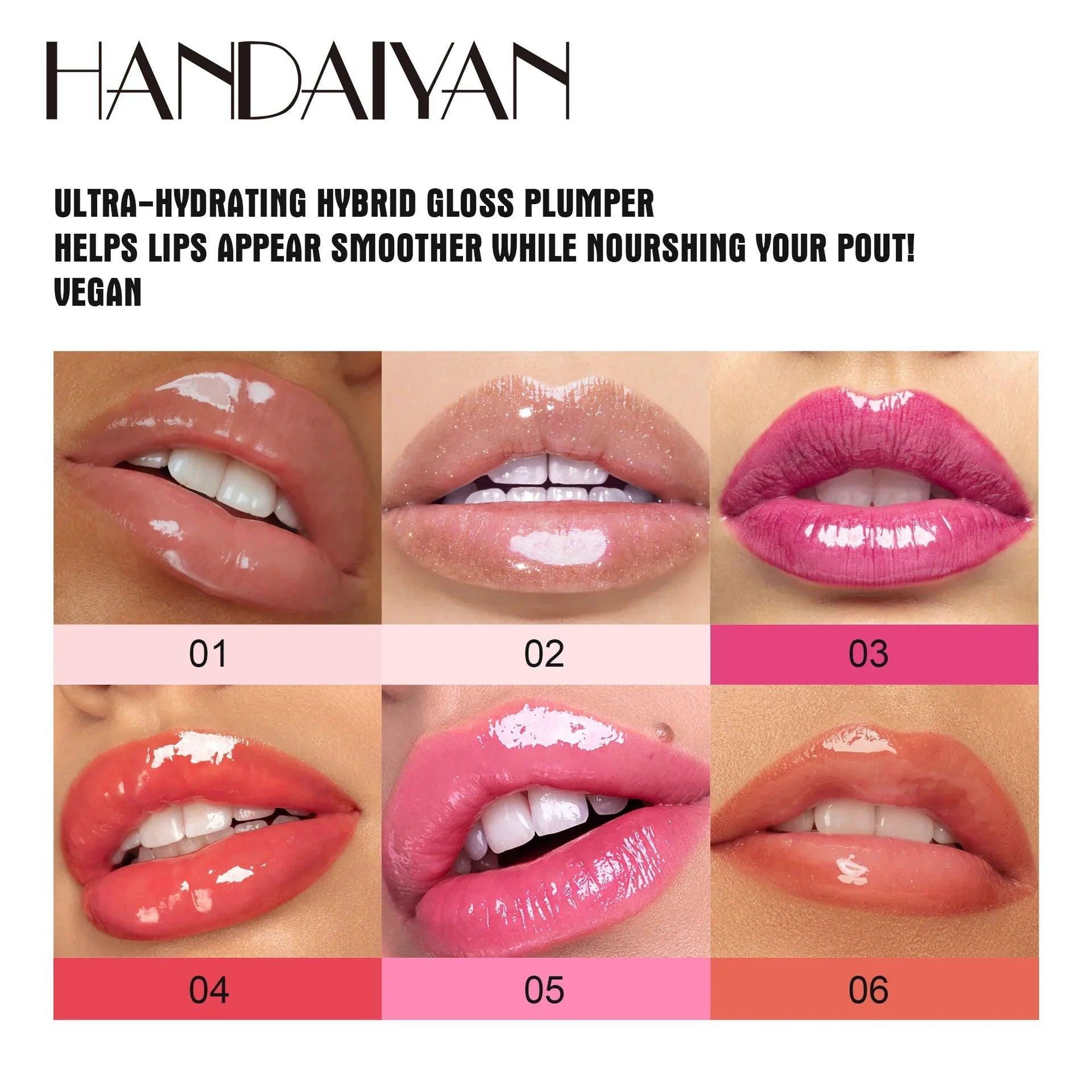 Injectable Lip Plumping Gloss - Nourishing Lip Oil, Perfect Gloss, Long-Lasting Moisturizing, Lip Treatment Gloss, Multiple Colors, Suitable for All Skin Types - Dazzling Beauty Solution