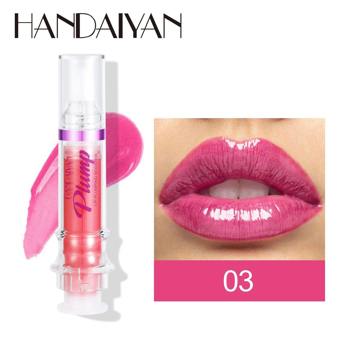 Injectable Lip Plumping Gloss - Nourishing Lip Oil, Perfect Gloss, Long-Lasting Moisturizing, Lip Treatment Gloss, Multiple Colors, Suitable for All Skin Types - Dazzling Beauty Solution