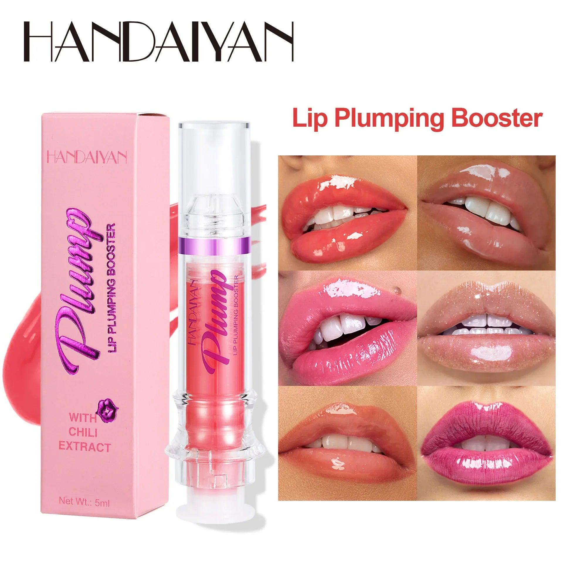 Injectable Lip Plumping Gloss - Nourishing Lip Oil, Perfect Gloss, Long-Lasting Moisturizing, Lip Treatment Gloss, Multiple Colors, Suitable for All Skin Types - Dazzling Beauty Solution