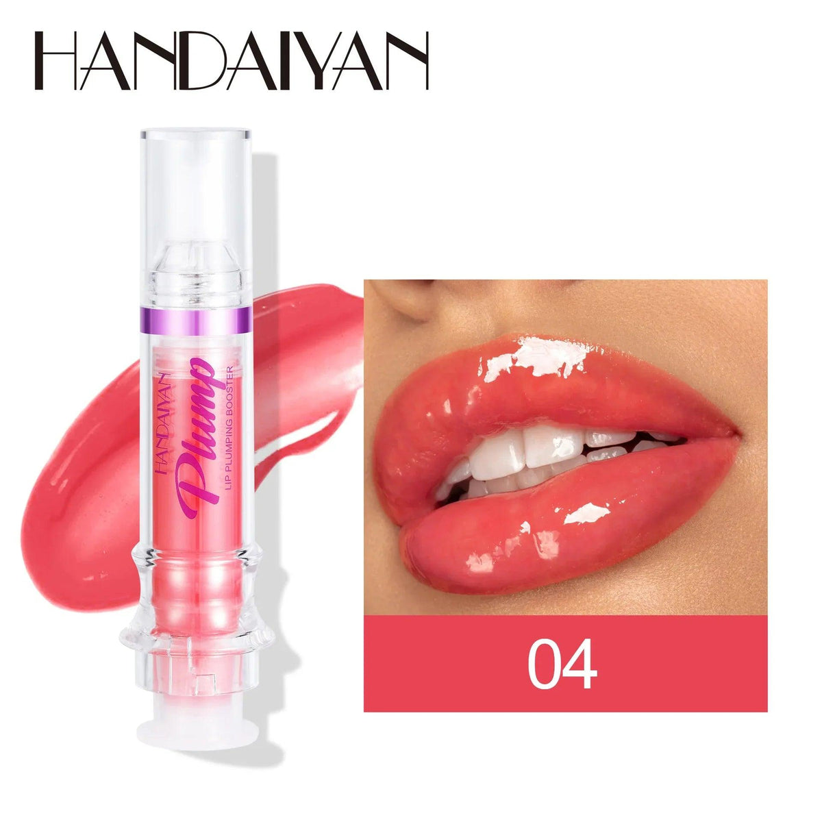 Injectable Lip Plumping Gloss - Nourishing Lip Oil, Perfect Gloss, Long-Lasting Moisturizing, Lip Treatment Gloss, Multiple Colors, Suitable for All Skin Types - Dazzling Beauty Solution