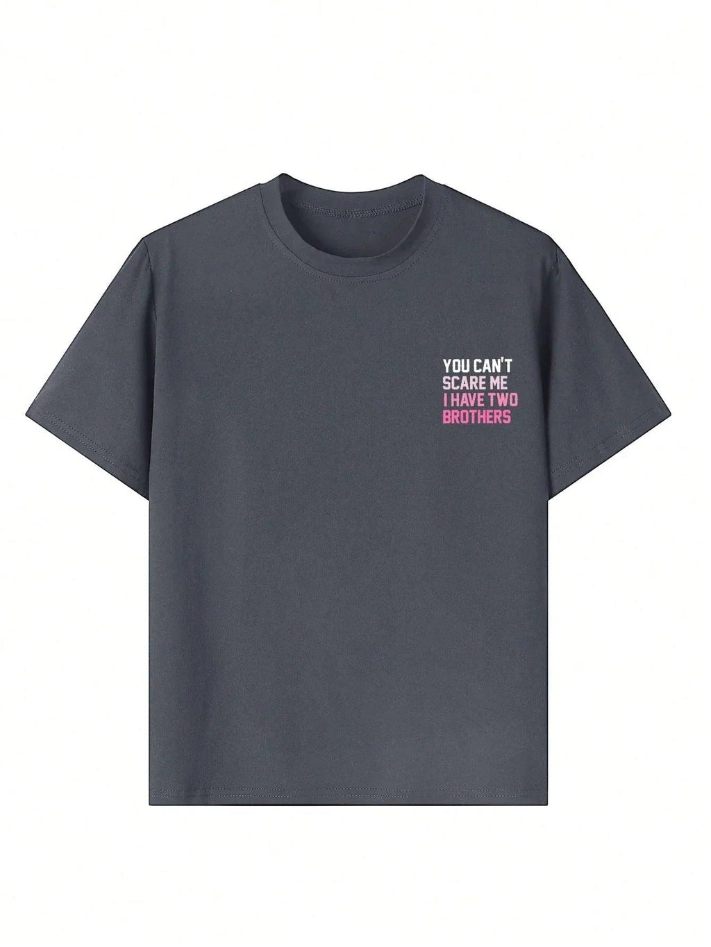 Tween Girl Casual Funny Print Crew Neck Short Sleeve T-Shirt Top, Summer - Dazzling Beauty Solution
