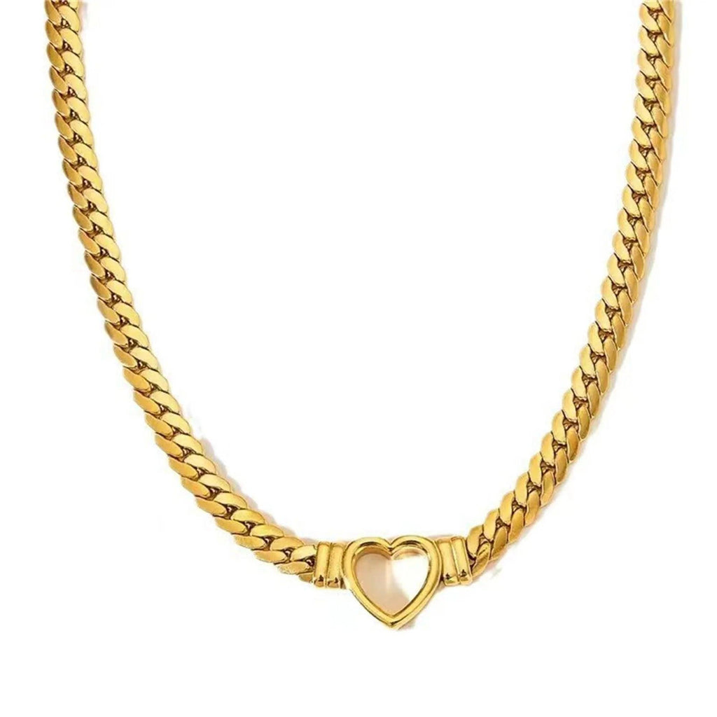 Personalized Love Chain Necklace Bracelet For Women Fashion Titanium Steel Non-fading Clavicle Chain Jewelry - Dazzling Beauty Solution
