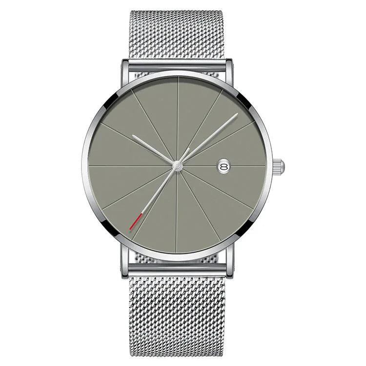 Simple calendar watch male creative waterproof quartz watch - Dazzling Beauty Solution