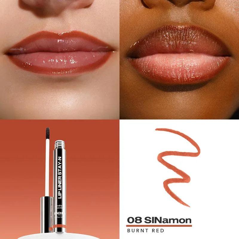 LIP LINER STAY-N - Peel-Off Lip Liner Stain - All Day & Night Lipliner - Dazzling Beauty Solution