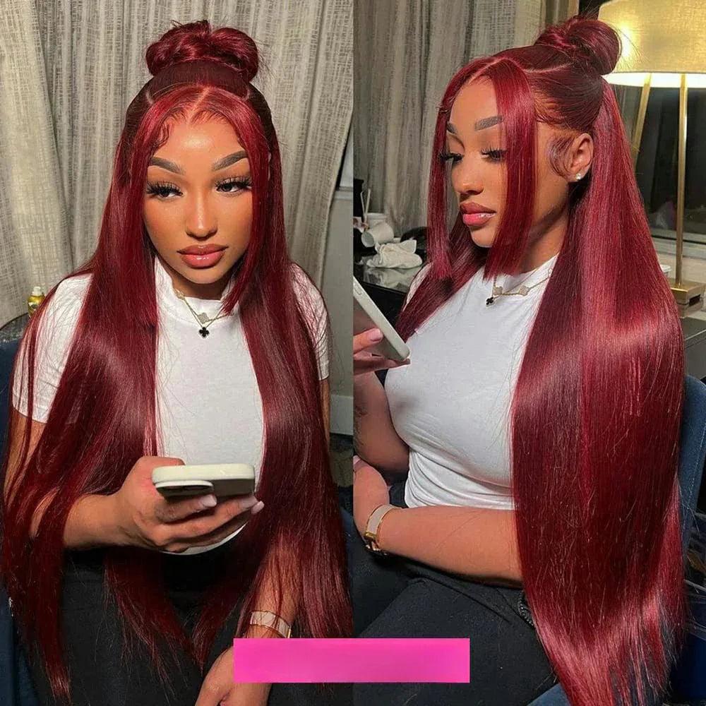 African Women Wig Long Straight Hair Lace Hair Cover - Dazzling Beauty Solution