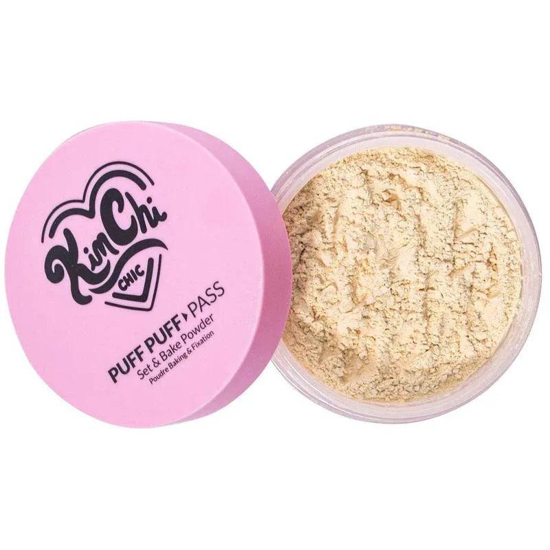 Kimchi Chic Puff Puff Pass Set & Bake Powder – Lightweight Translucent Setting Powder - Dazzling Beauty Solution