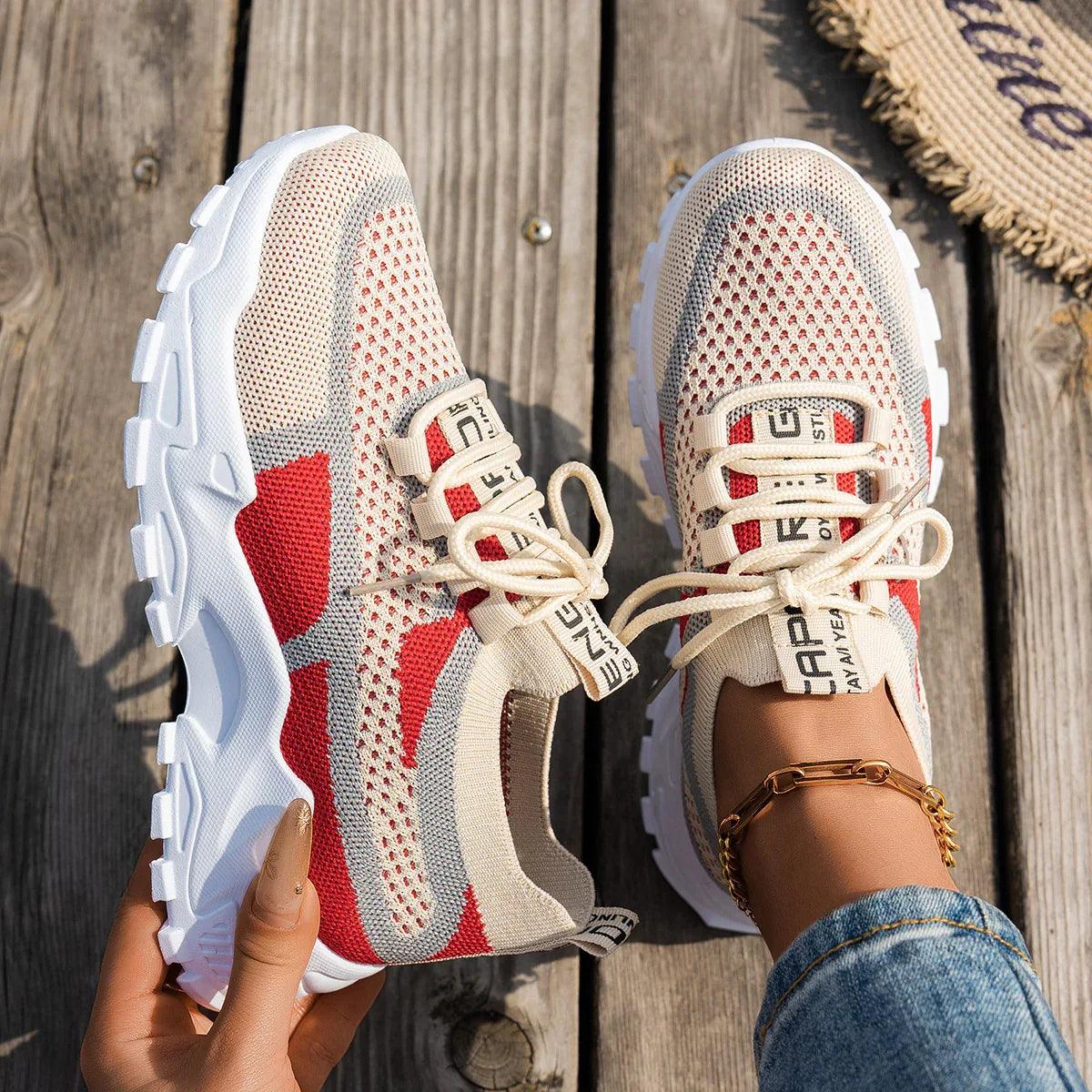 Women’s Breathable Mesh Sneakers for Walking and Running - Dazzling Beauty Solution