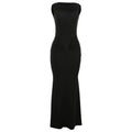 Women's Fashion Sleeveless Pleated High Waist Slim Fit Dress - Dazzling Beauty Solution