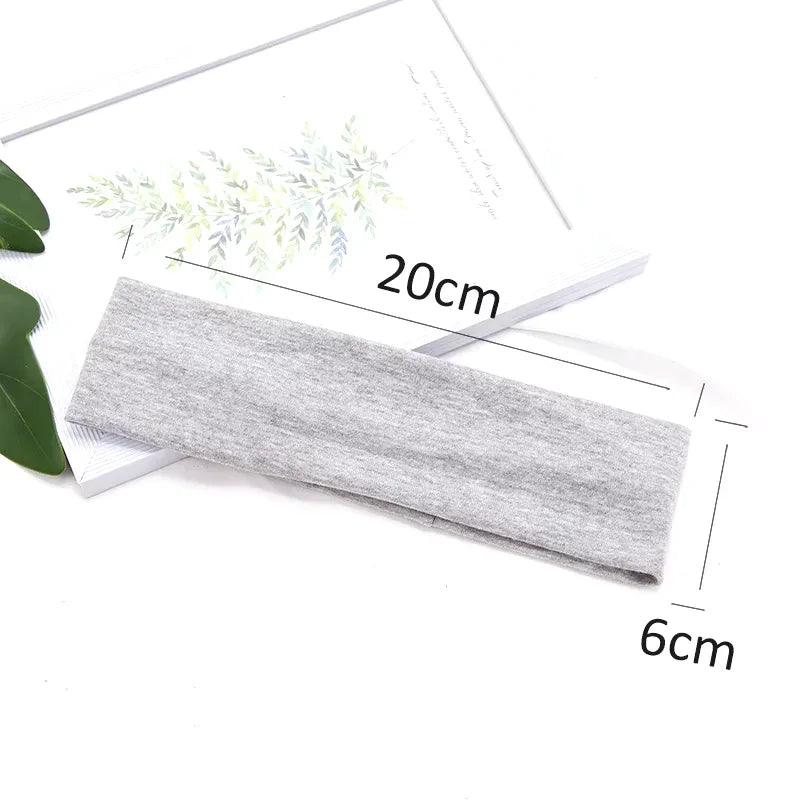 Elastic Cotton Stretch Headband for Women & Men - Dazzling Beauty Solution