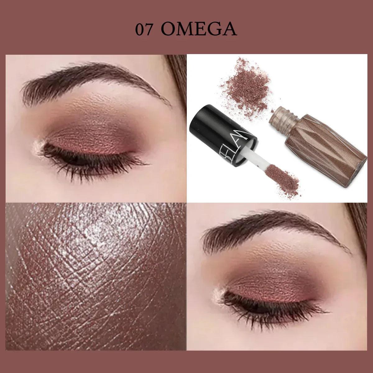 16-Color Loose Powder Eyeshadow Set – Highly Pigmented & Blendable Shades - Dazzling Beauty Solution