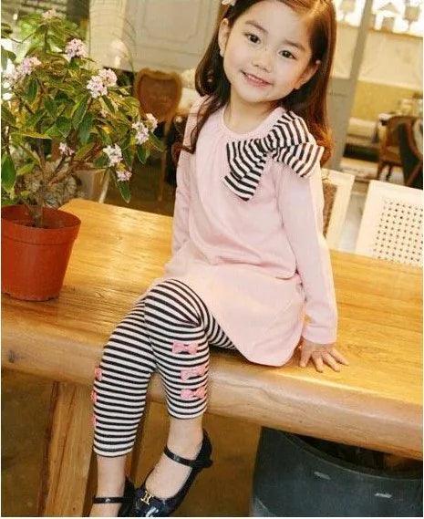 Girls Pink Two-Piece Outfit Set – Cute, Comfortable & Stylish - Dazzling Beauty Solution