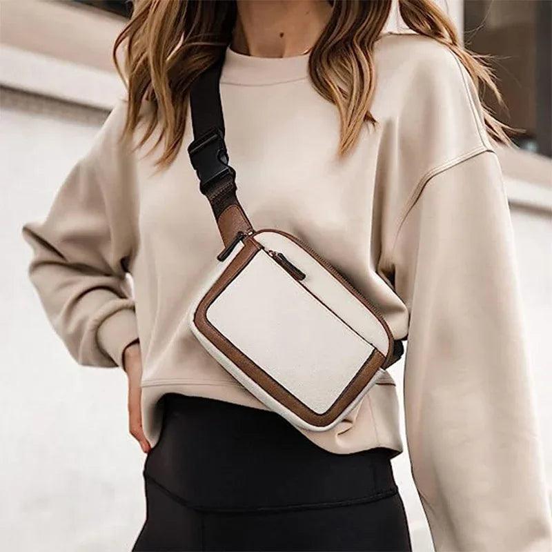 Fashion Chest Bag Artificial Leather Women's Pocket Bags - Dazzling Beauty Solution