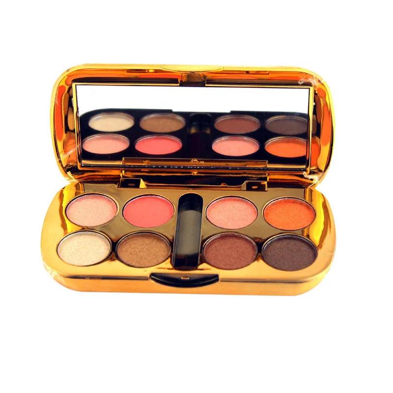 Shiny 8-Color Pearly Eyeshadow Palette - Dazzling Beauty Solution