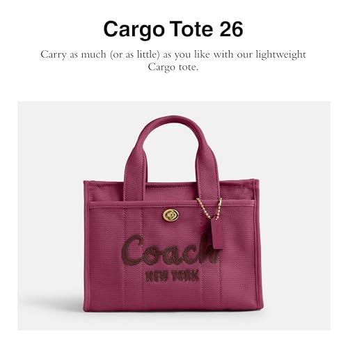COACH Cargo Tote 26 - Sustainable Canvas Crossbody Bag