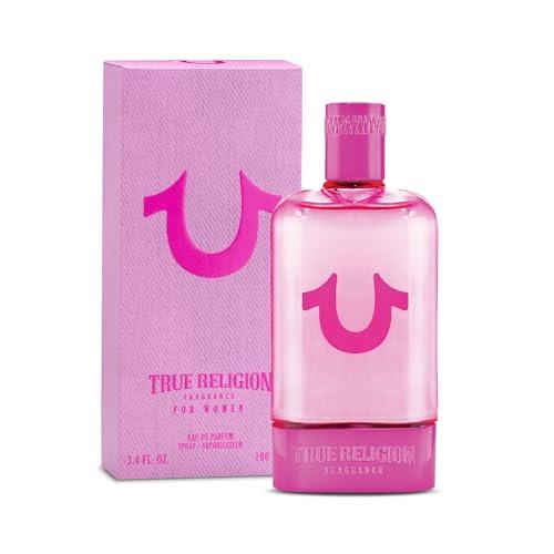 True Religion Women's Eau de Parfum | Fruity Floral Amber Perfume | 3.4 fl oz