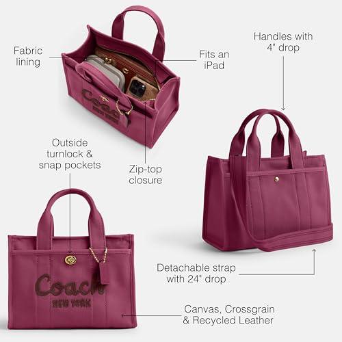 COACH Cargo Tote 26 - Sustainable Canvas Crossbody Bag