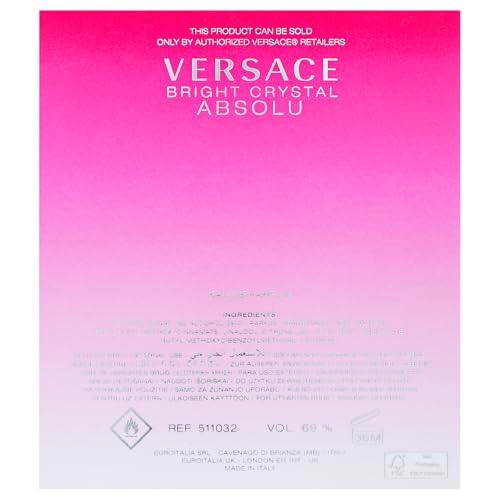 Versace Bright Crystal Absolu Eau de Parfum | 3.0 oz | Women's Luxury Fragrance