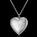 Carved Design Love Necklace Personalized Heart-shaped Photo Frame Pendant Necklace For Women Family Jewelry For Valentine's Day - Dazzling Beauty Solution