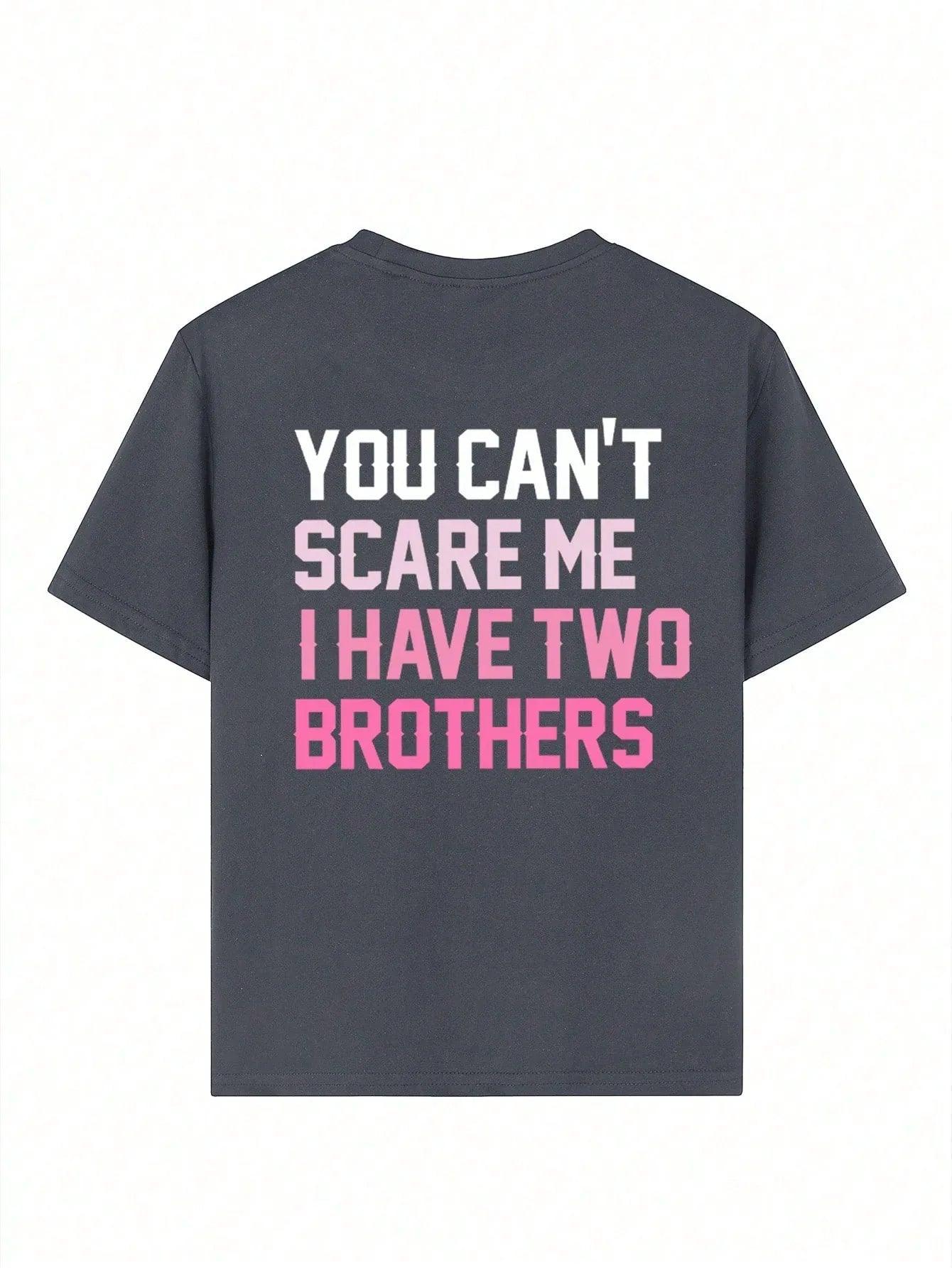 Tween Girl Casual Funny Print Crew Neck Short Sleeve T-Shirt Top, Summer - Dazzling Beauty Solution