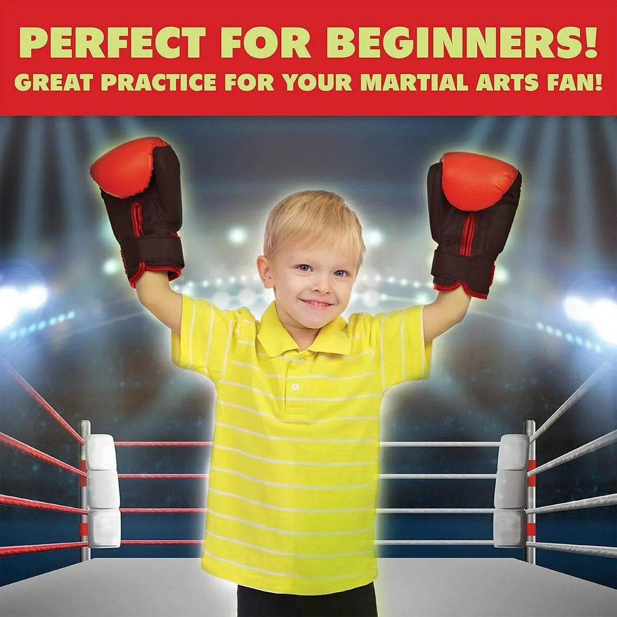 Kids Freestanding Speed Bag, 15", 2.2 Lb, Red & Black - Dazzling Beauty Solution
