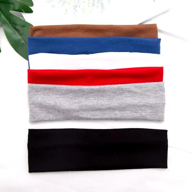 Elastic Cotton Stretch Headband for Women & Men - Dazzling Beauty Solution