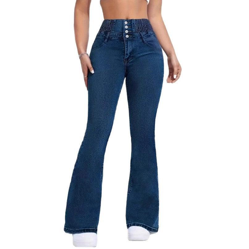 Women's High-Stretch Flared Yoga Pants - Fitness & Activewear