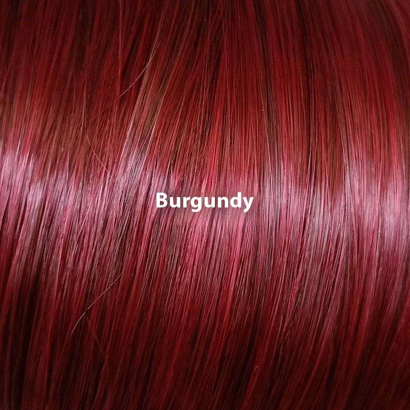 Long Straight Lace Front Wig with Side Bangs – Medium Dark Brown - Dazzling Beauty Solution