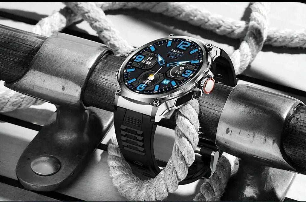 1.85-Inch Ultra HD Smartwatch with GPS, Bluetooth Call & Health Monitoring For Men - Dazzling Beauty Solution
