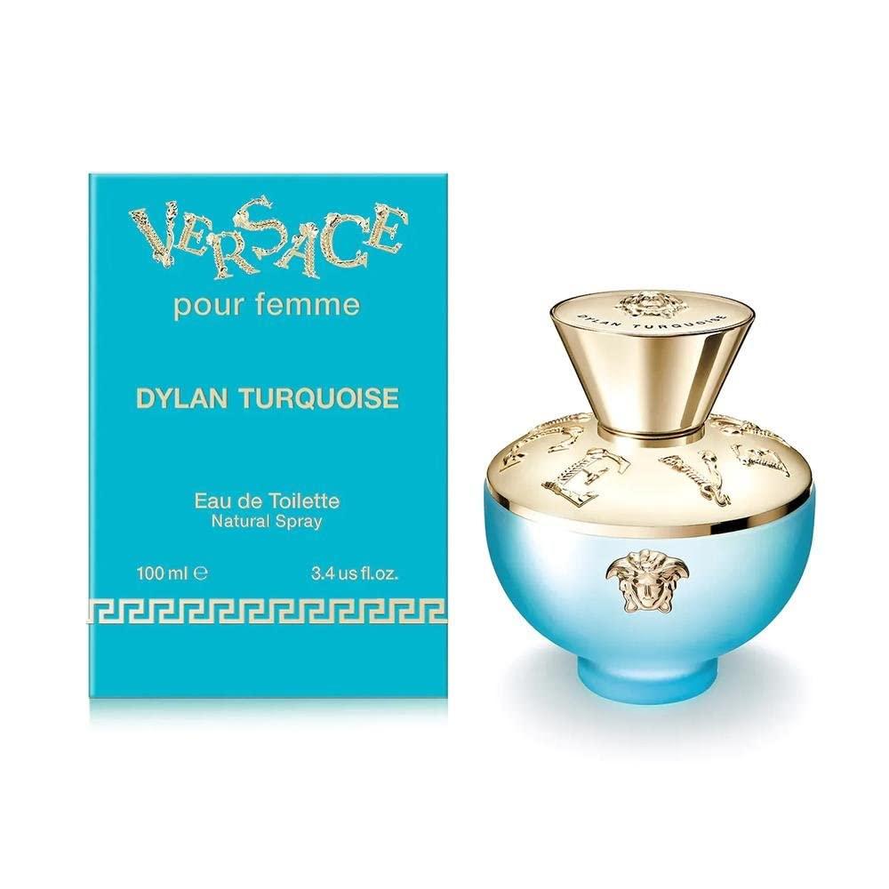 Versace Dylan Turquoise Pour Femme Eau de Toilette | 3.4 oz | Women's Designer Fragrance
