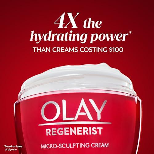 Olay Regenerist Micro-Sculpting Cream - Anti-Aging Face Moisturizer 3-Pack