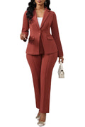 Women’s 2-Piece Blazer Pant Suit – Sleek Power Set