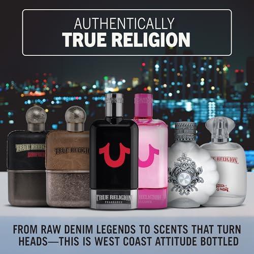 True Religion Women's Eau de Parfum | Fruity Floral Amber Perfume | 3.4 fl oz