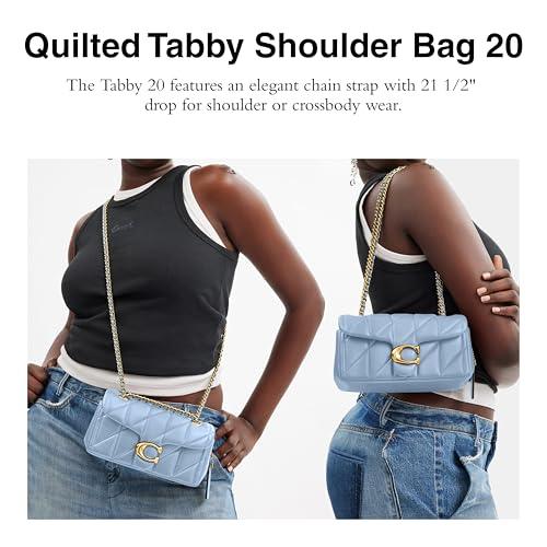 New 2026 COACH Quilted Leather Tabby 20 Shoulder Bag – Timeless Icon