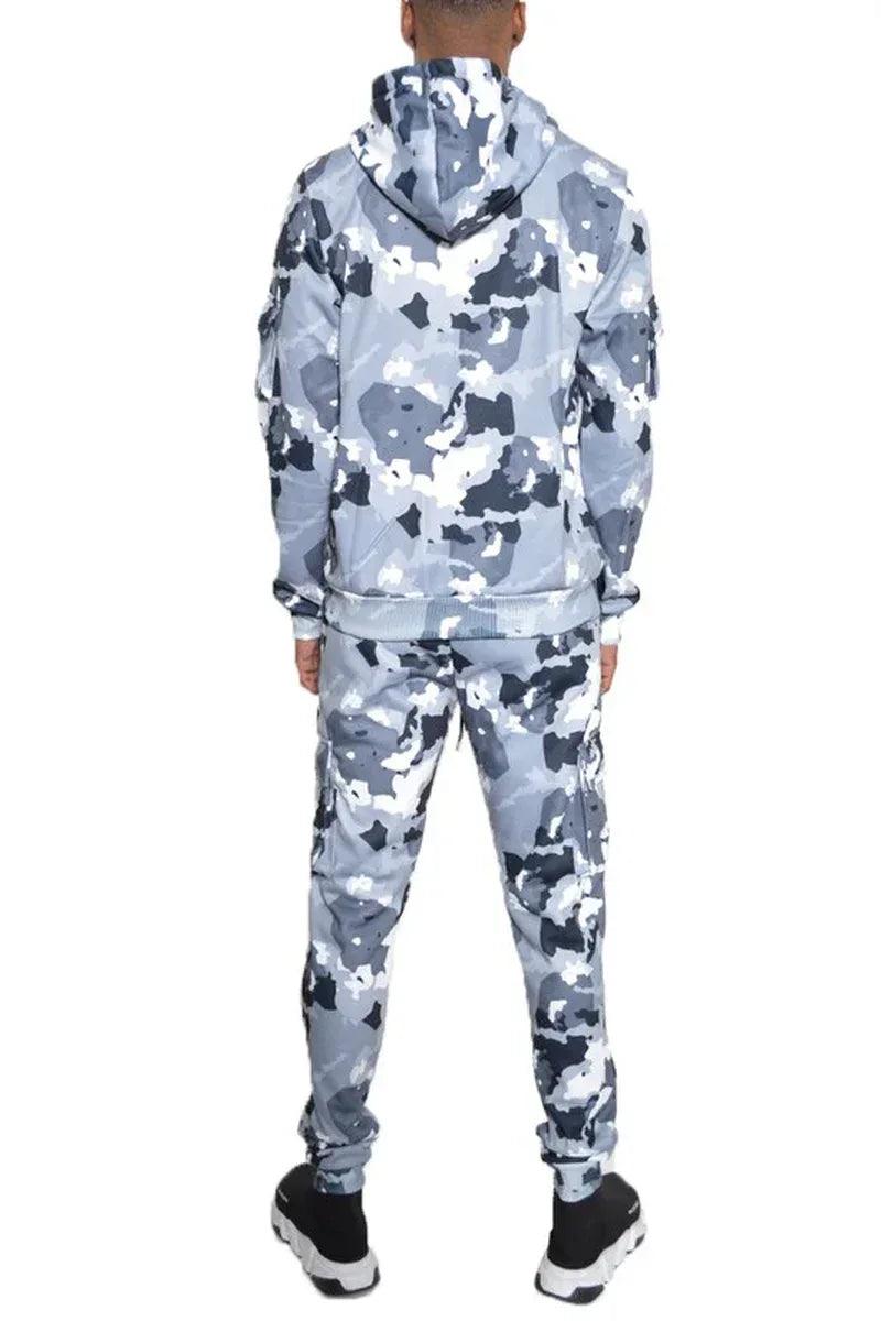 FULL CAMO HOODIE COTTON SWEAT SET - Dazzling Beauty Solution