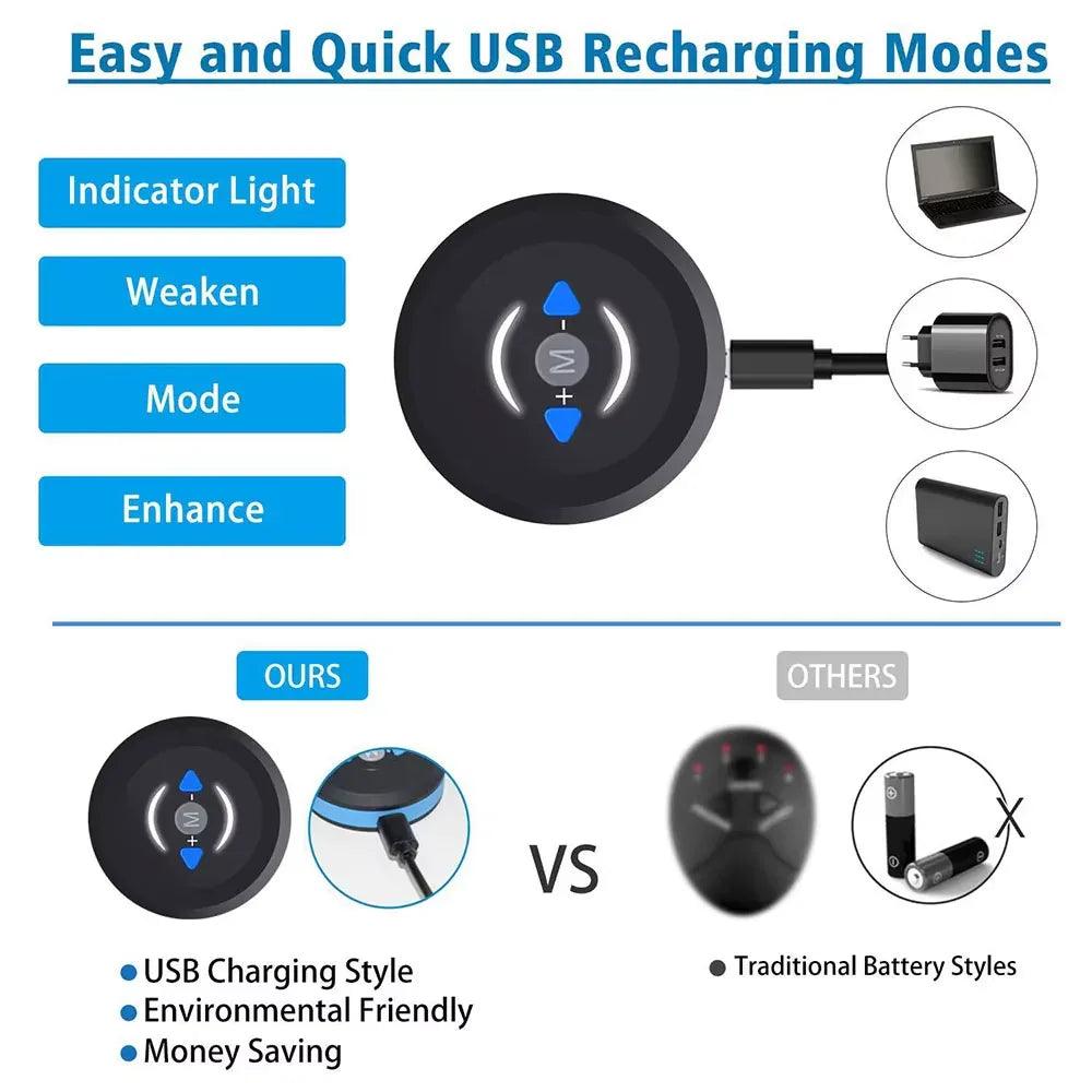 Rechargeable EMS Muscle Stimulator with 6 Modes - Dazzling Beauty Solution