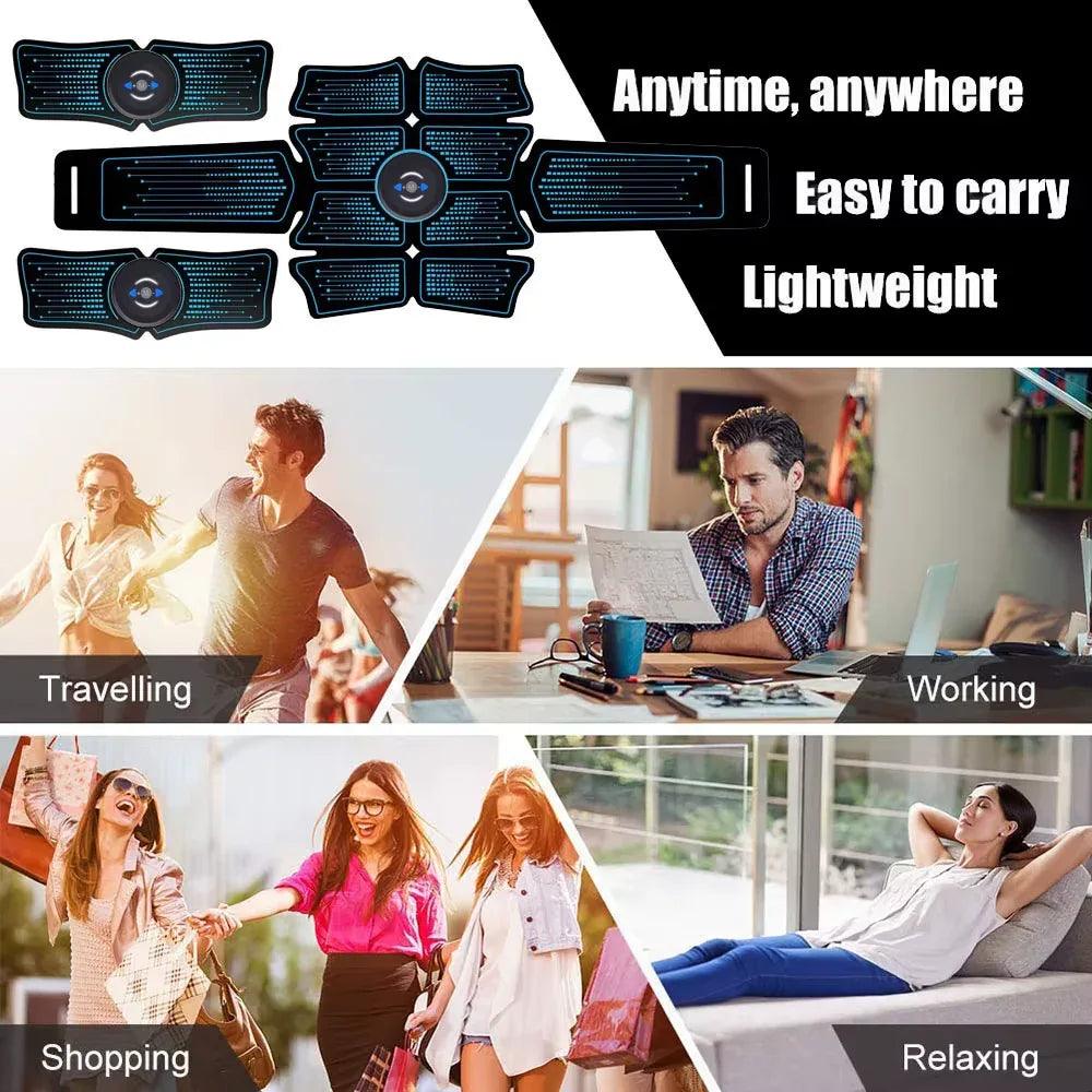 Rechargeable EMS Muscle Stimulator with 6 Modes - Dazzling Beauty Solution