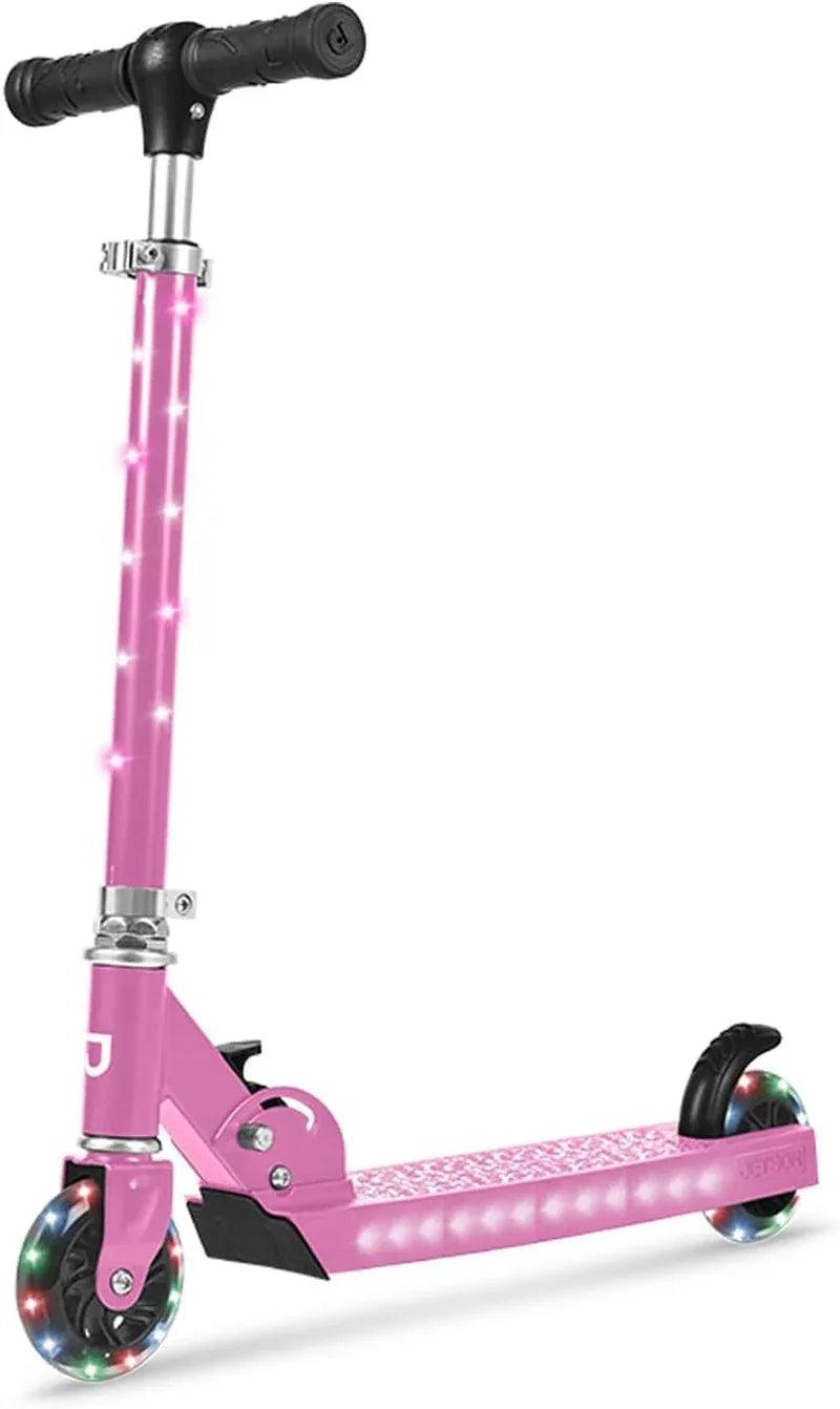Foldable 3-Wheel Glitter Kick Scooter for Kids (Ages 2–10) - Dazzling Beauty Solution