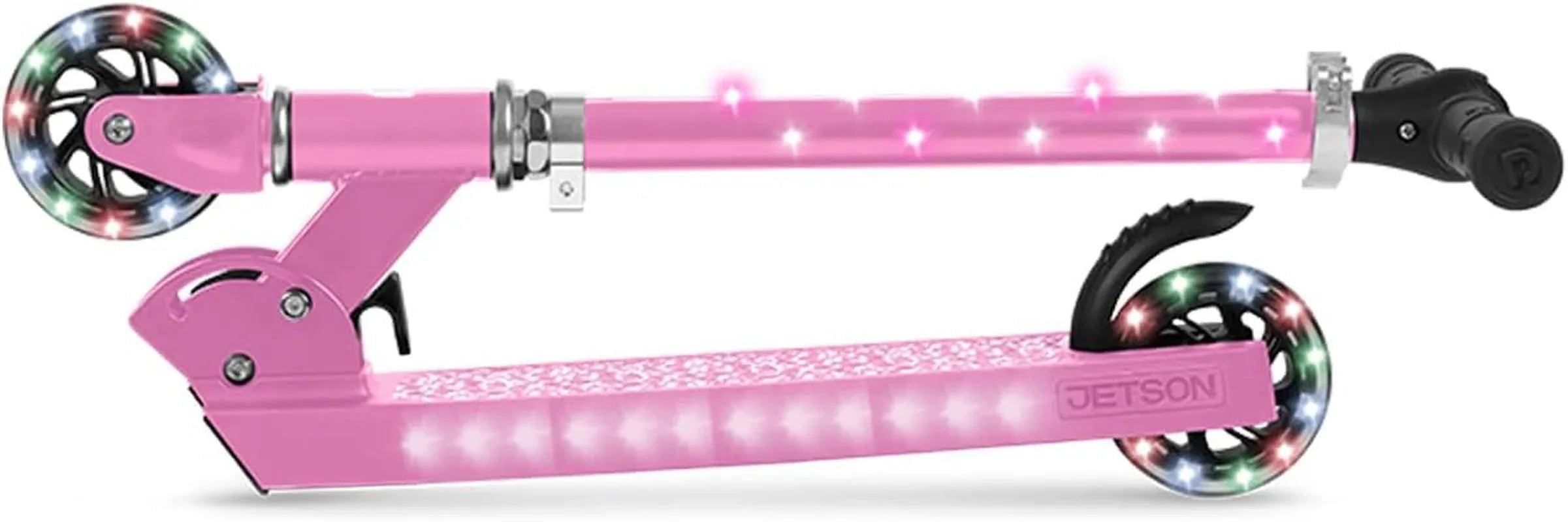 Foldable 3-Wheel Glitter Kick Scooter for Kids (Ages 2–10) - Dazzling Beauty Solution