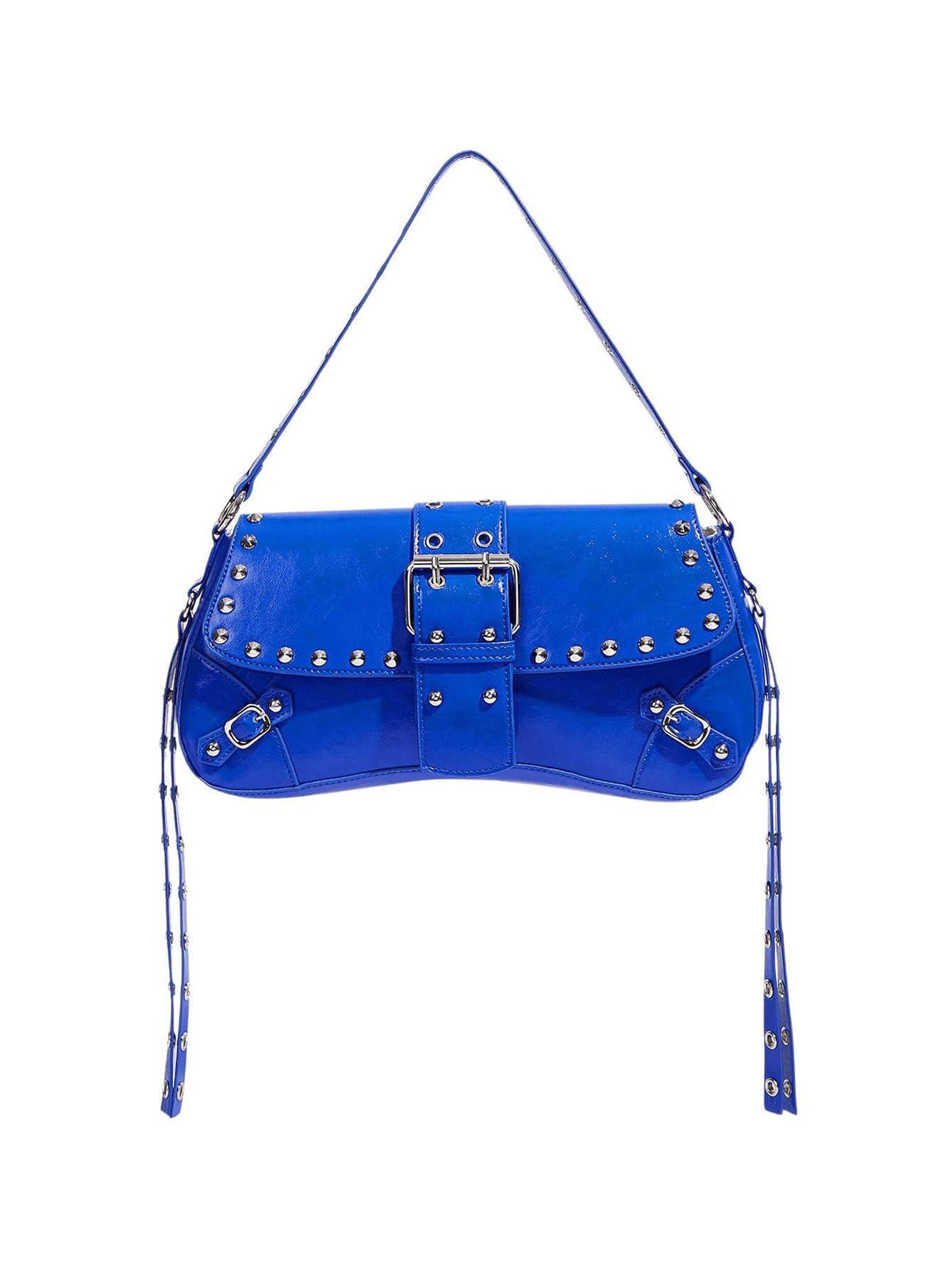 Verdusa Women's Y2K Studded Punk Shoulder Bag | Goth Faux Leather Purse | 15 Colors