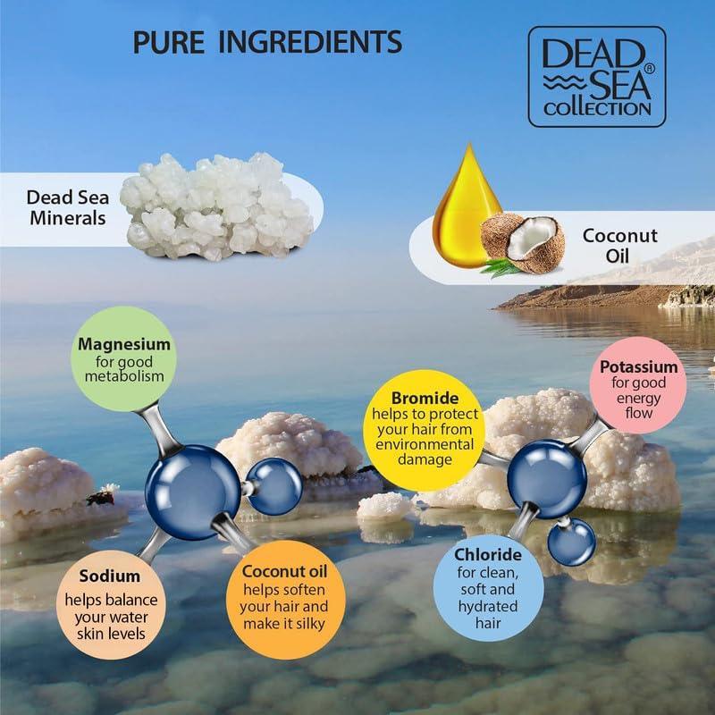 Dead Sea Minerals Shampoo & Conditioner Set - Dazzling Beauty Solution