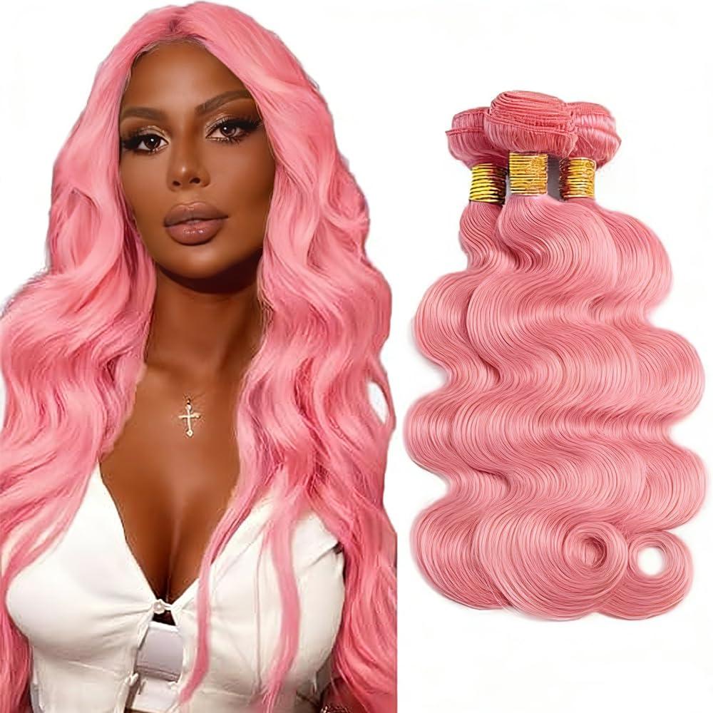 YOUNGHANN Brazilian P4/613 Body Wave Human Hair Bundles – Highlight Blonde Virgin Hair